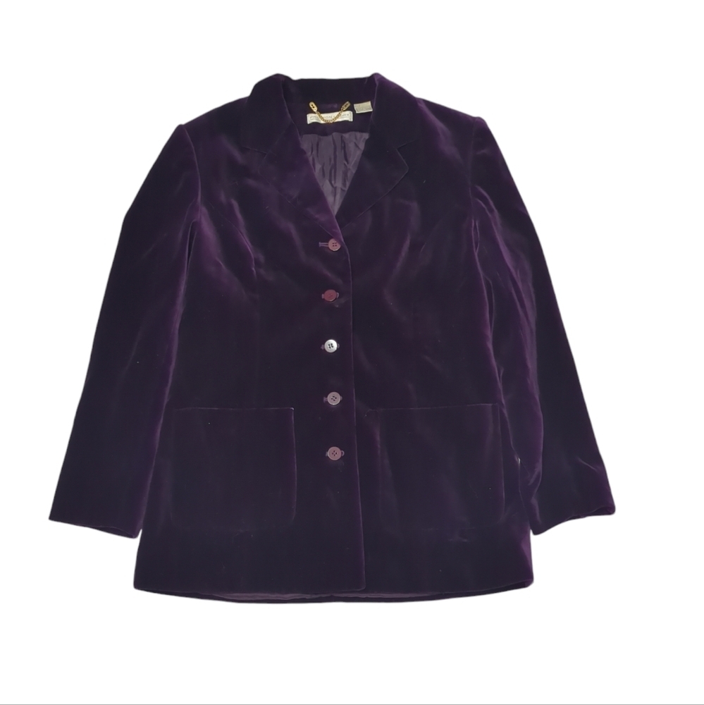 Sparkle Dot Velvet Blazer main image 1